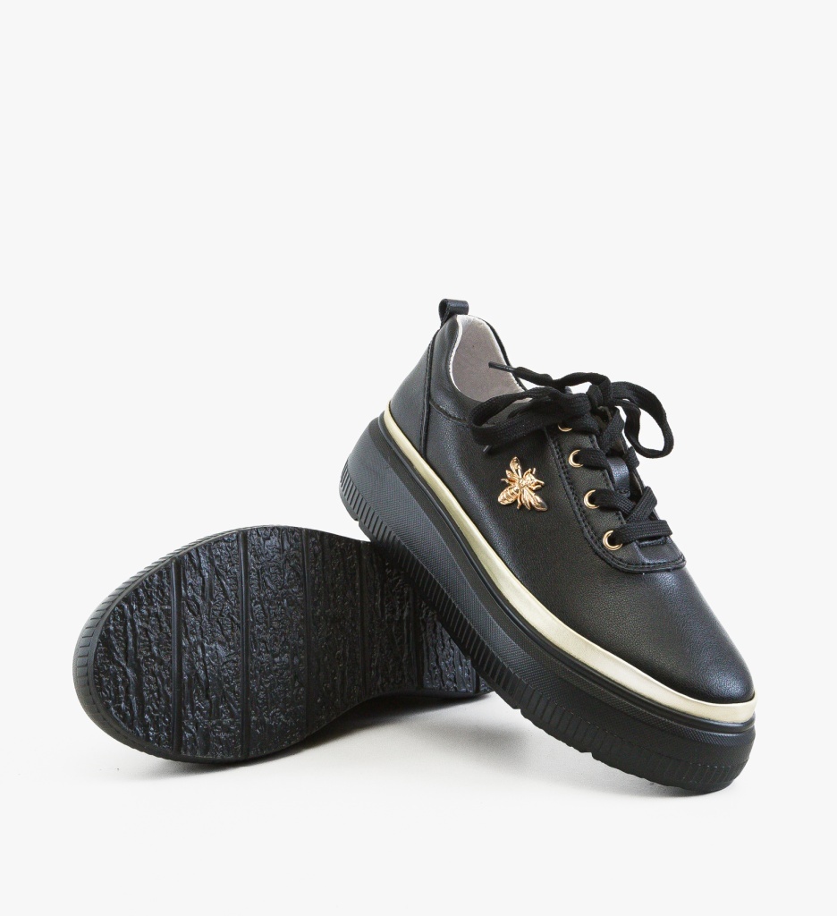 Pantofi Casual Zumzy Negri Eleganți - imagine 2
