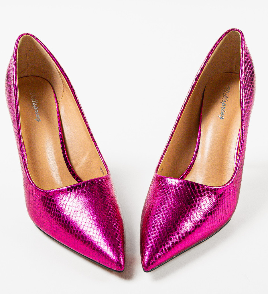 Sandale Dama Fuchsia Kayleigh | Culoare si Stil - imagine 6