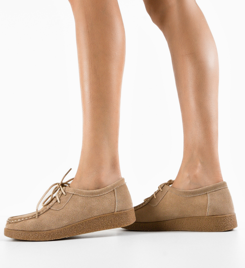 Pantofi Casual Neca Bej - Confort și Stil - imagine 2
