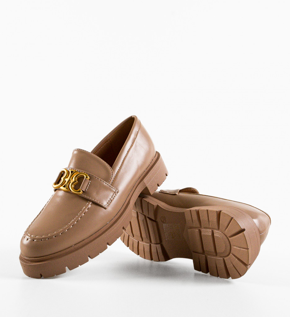 Pantofi Casual Dama Murray Khaki Confort - imagine 7