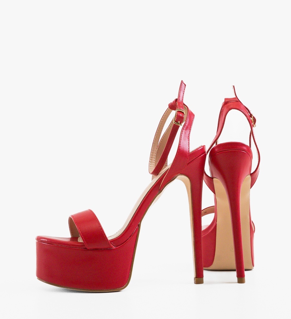 Sandale Barbys Rosii 2 - Eleganță și Stil - imagine 3