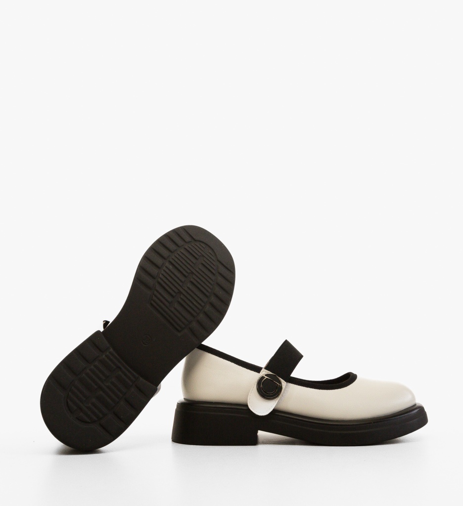 Pantofi Casual Adem Albi - Confort și Stil - imagine 3