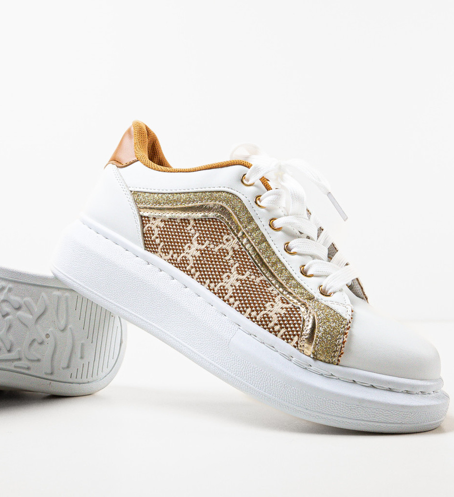 Sneakers Dama Puyt Albi | Confort și Stil - imagine 6