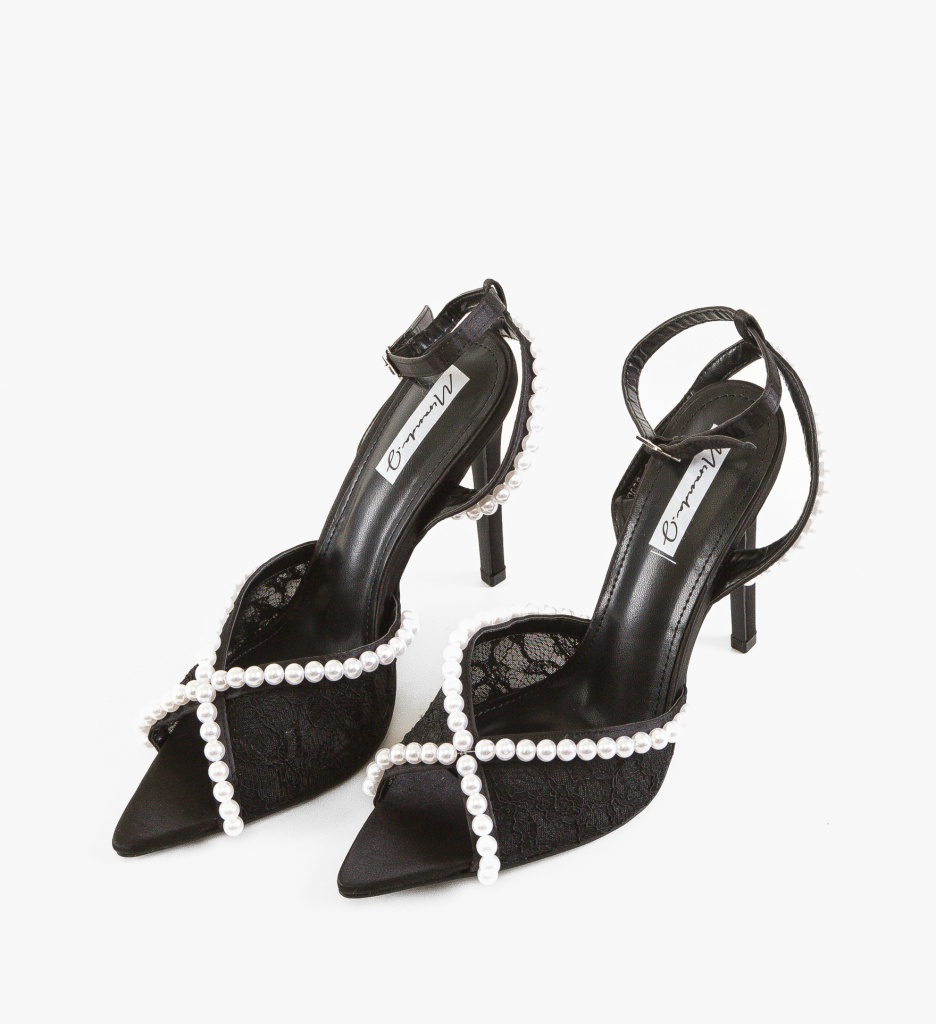 Sandale Dama Natash Negre | Eleganță și Stil - imagine 4