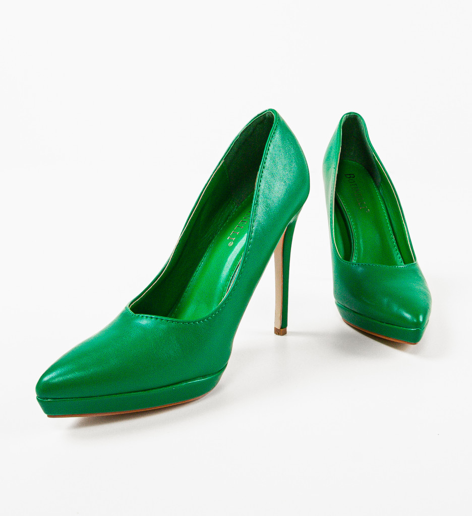 Pantofi Paray Verzi | Stil și Eleganță - imagine 5