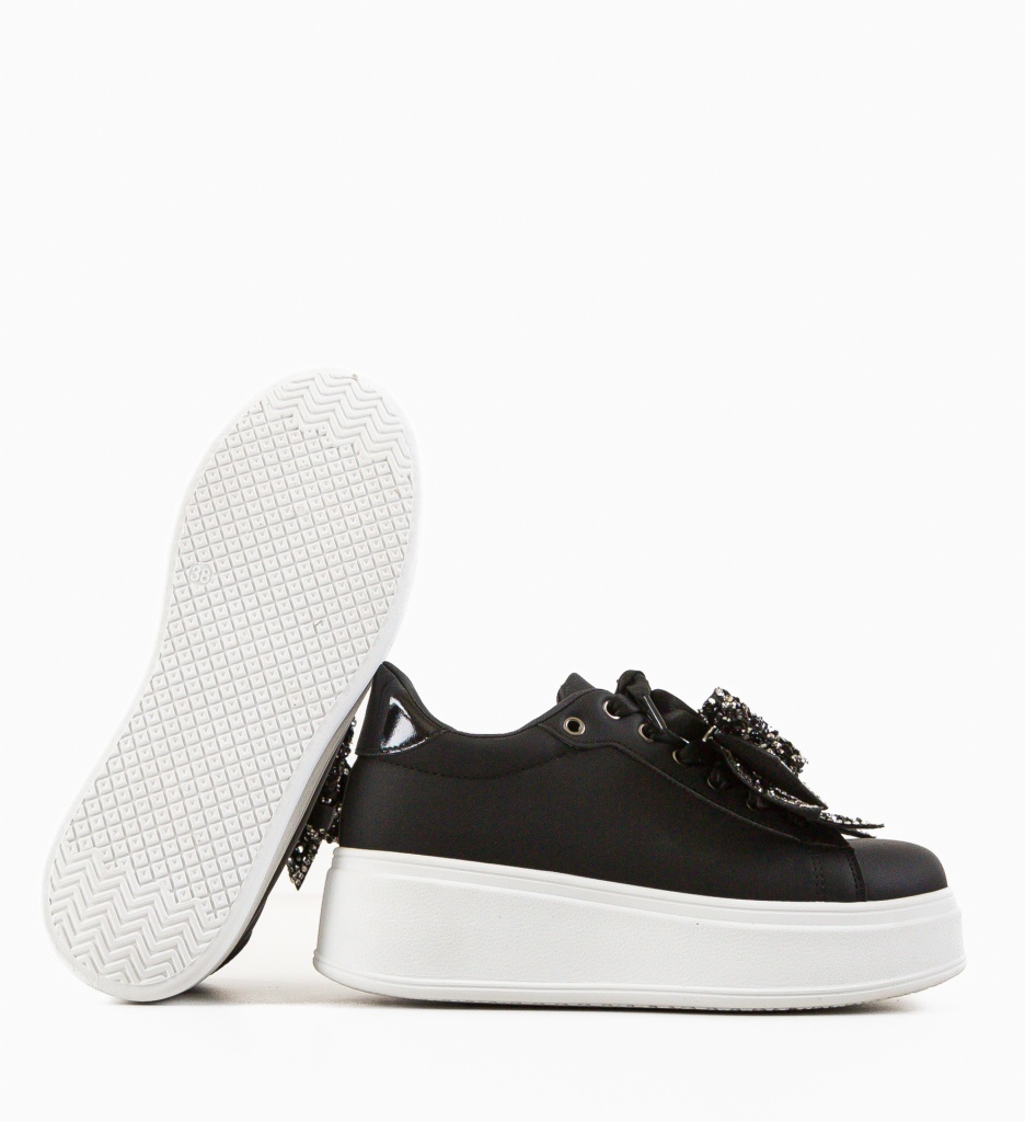 Sneakers Dama Akerman Negri | Confort și Stil - imagine 6