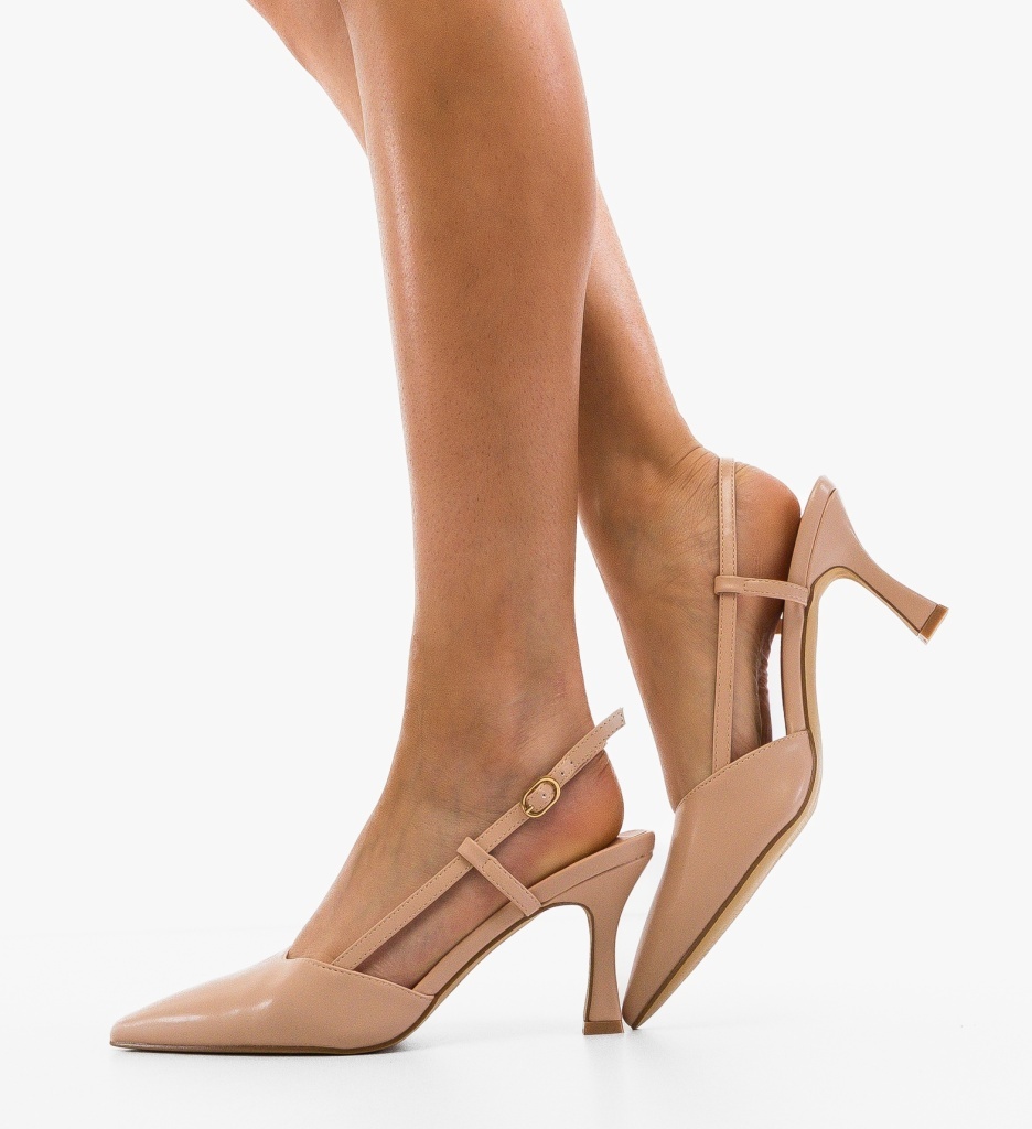 Pantofi Stiletto Dama Nude - Eleganță și Stil - imagine 3