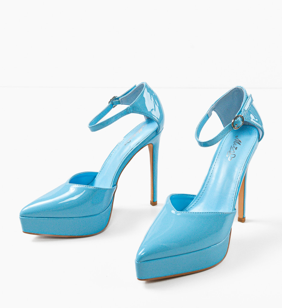 Pantofi Hohep Albaștri | Eleganță și Stil - imagine 6