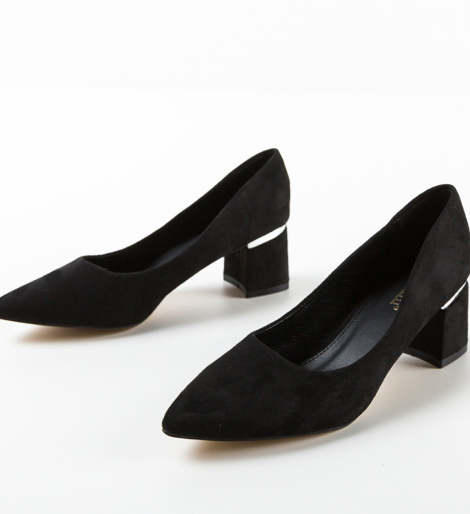 Pantofi Dama Brandy Negri | Eleganță și Stil - imagine 6