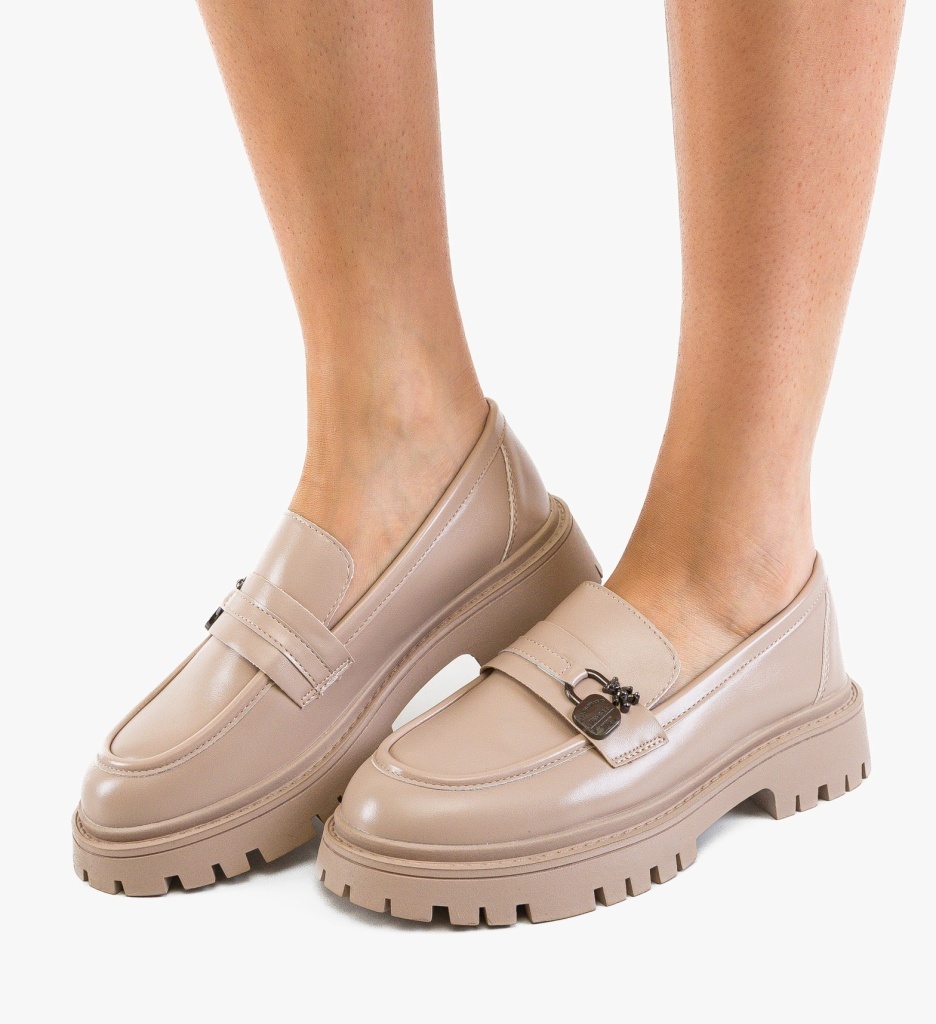 Pantofi Casual Dama Dufren Bej - Confort Stilat