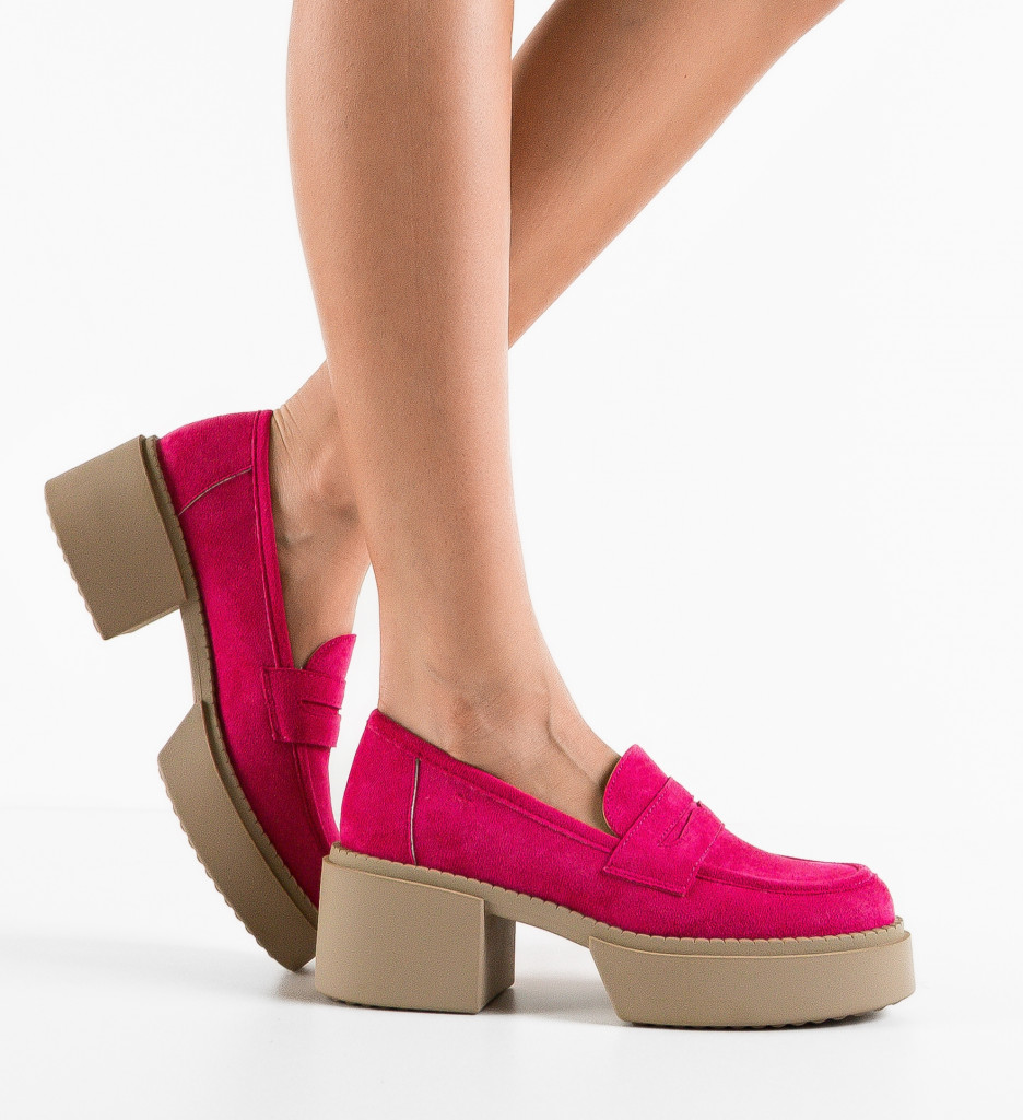 Pantofi Casual Atein Fuchsia | Culoare Vibranta