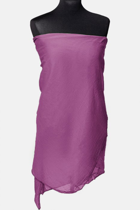 Esarfă Magenta Bumbac & Mătase Shopika