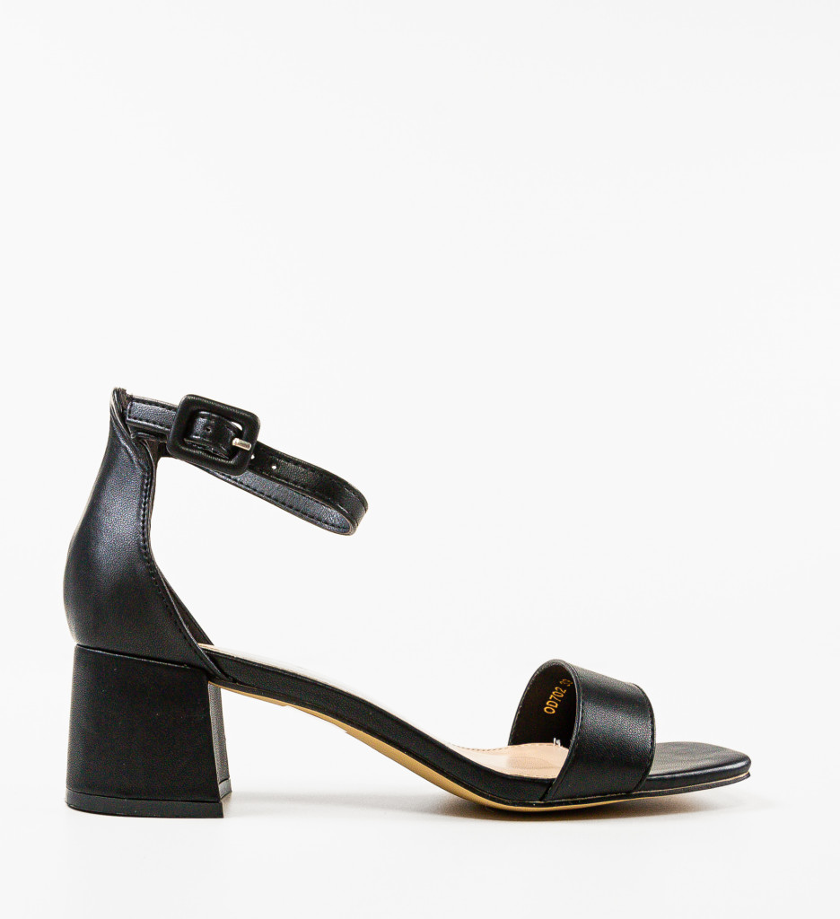 Sandale Toc Zime Negre - Eleganță și Stil - imagine 4