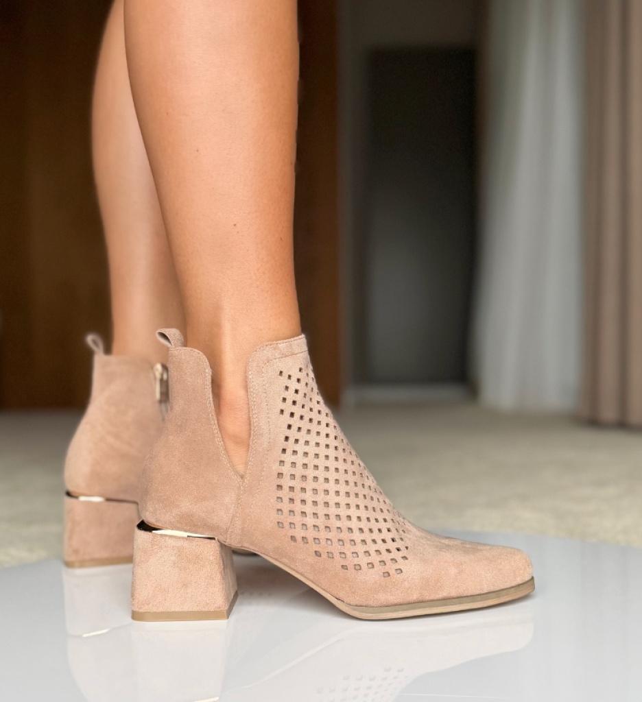 Botine Dama Maraya Bej | Eleganță și Confort - imagine 7