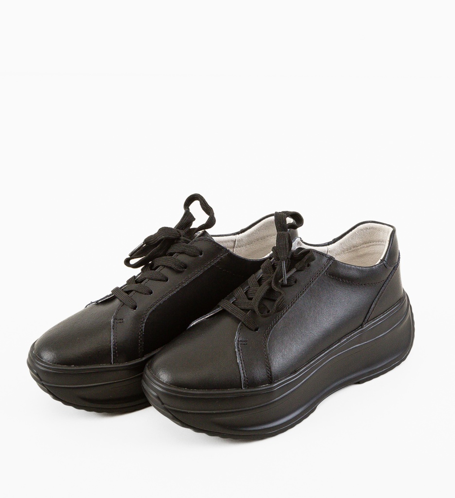 Pantofi Casual Yrna Negri - Confort și Stil Urban - imagine 6