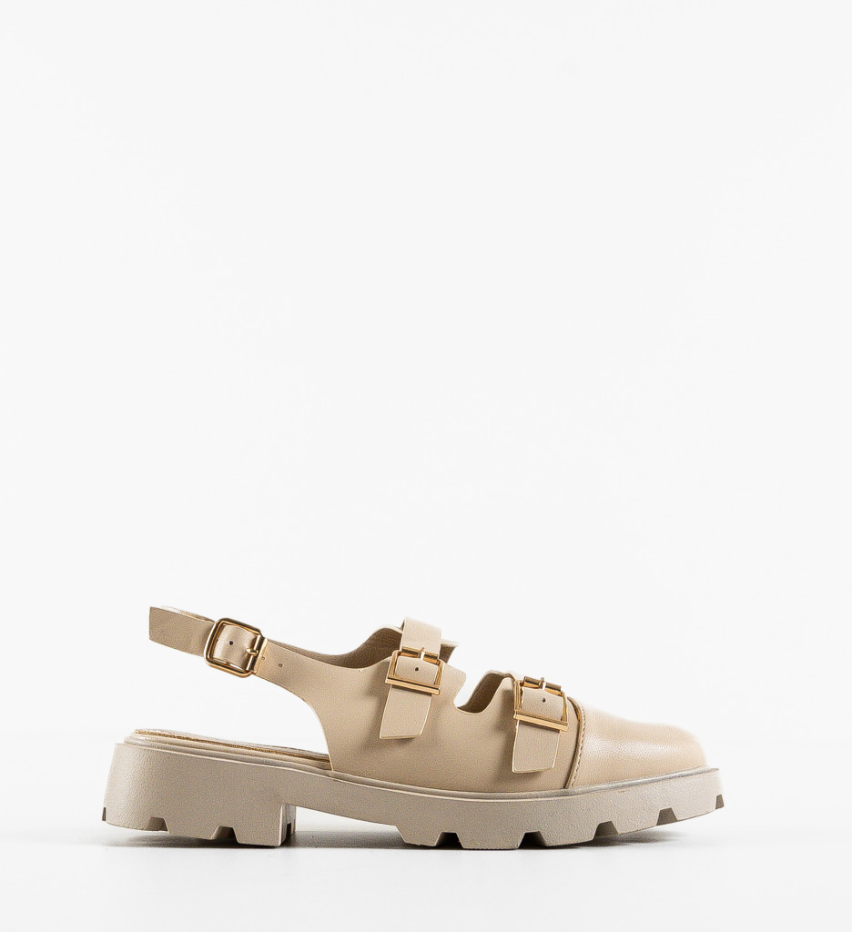 Pantofi Bej Dama Moldavit | Casual & Comodi - imagine 5