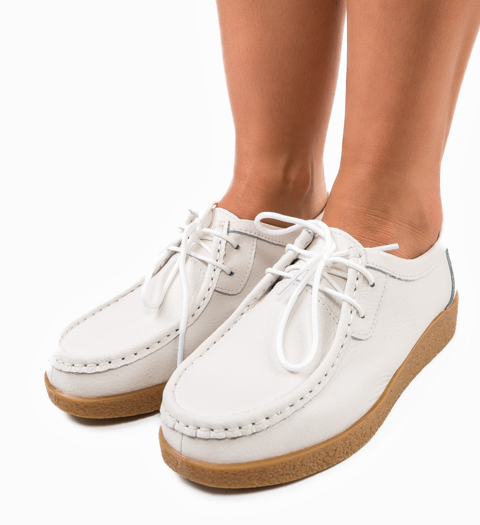Pantofi Casual Neca Albi | Confort și Stil - imagine 4
