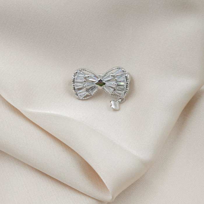 Brosa Fundita Argint 925 Shopika | Accesoriu Delicat - imagine 2