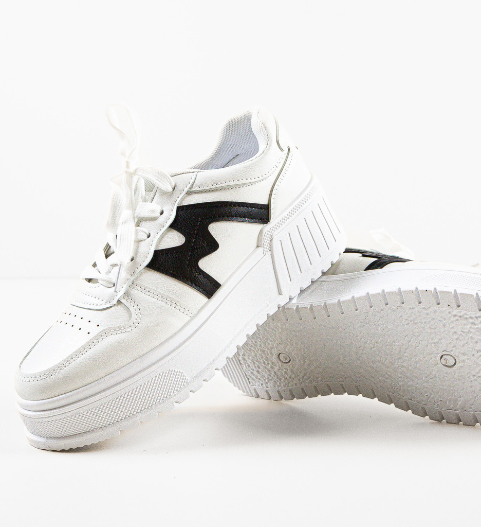 Sneakers Dama Sienna Albi - Stil Modern - imagine 8