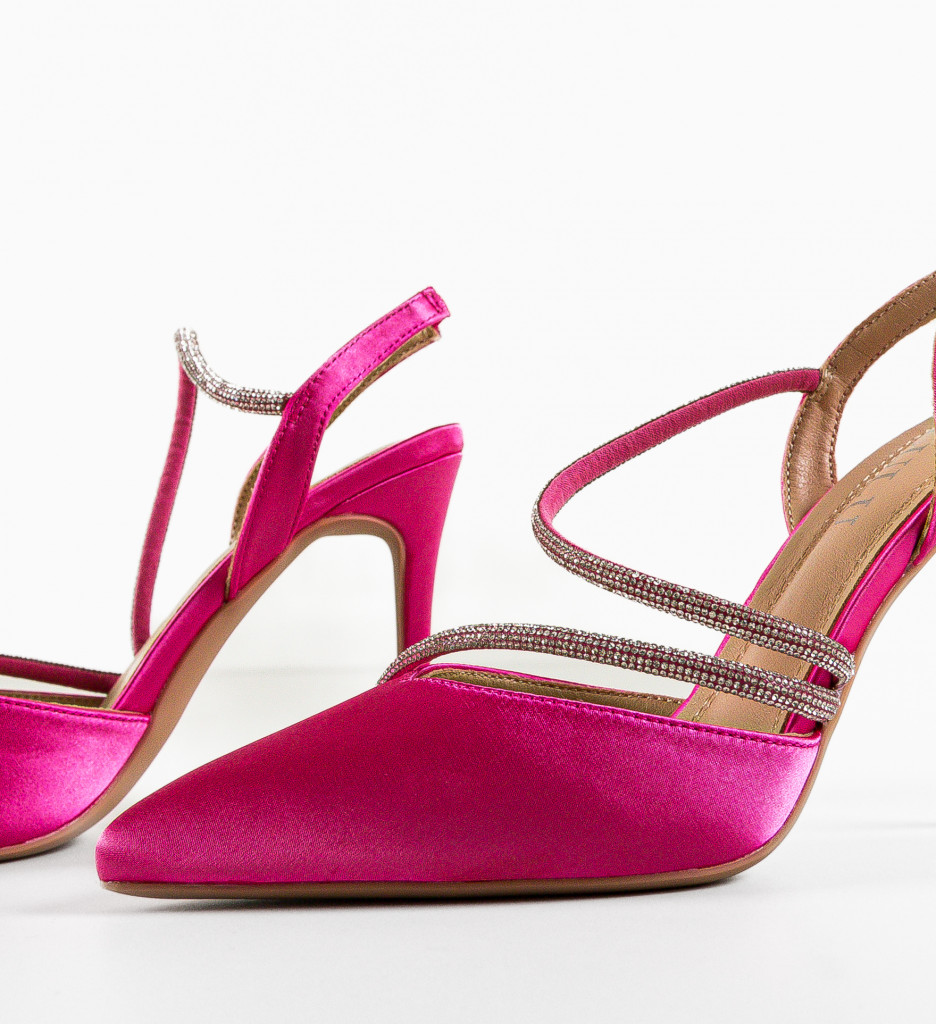 Pantofi Dama Khan Fuchsia | Eleganți și Moderni - imagine 8