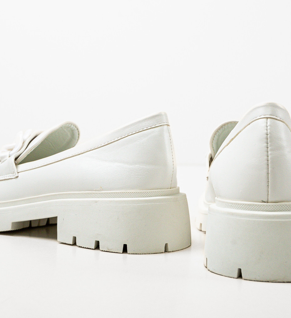 Pantofi Casual Dama Sharifa Albi - Confort Si Stil - imagine 7