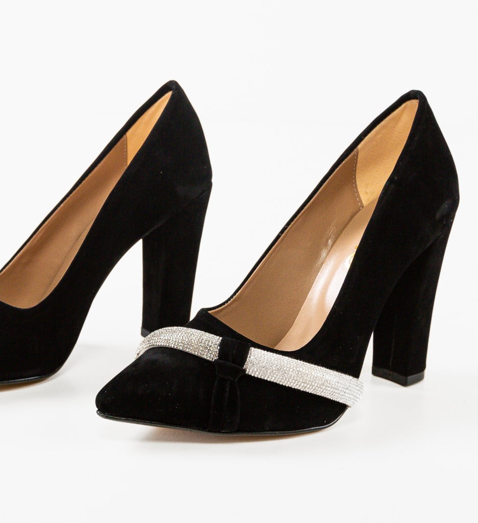 Pantofi cu toc Pynay Negri - Eleganță maximă - imagine 8
