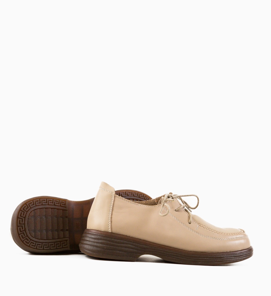 Pantofi Casual Vlobe Bej - Confort & Stil - imagine 5