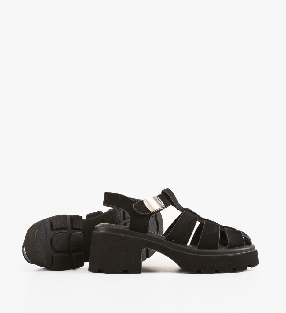 Sandale cu Toc Carisi Negre - Eleganță Asigurată - imagine 3