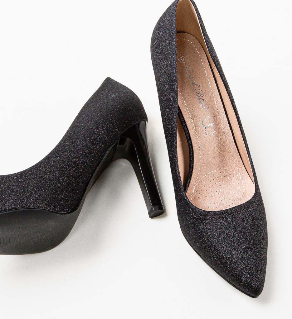 Pantofi cu Toc Eleganți Aliya Negri - imagine 8