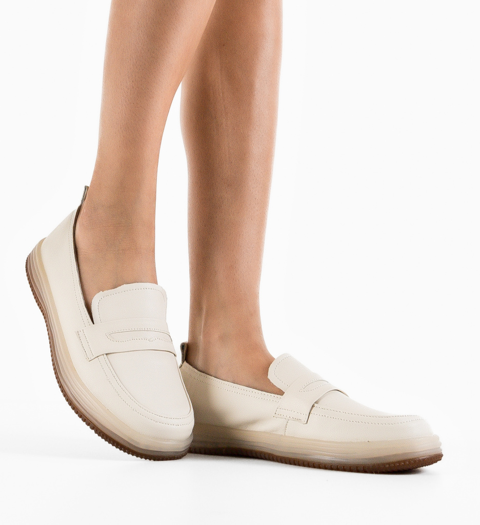 Pantofi Casual Taqqiq Bej | Confort și Stil - imagine 2