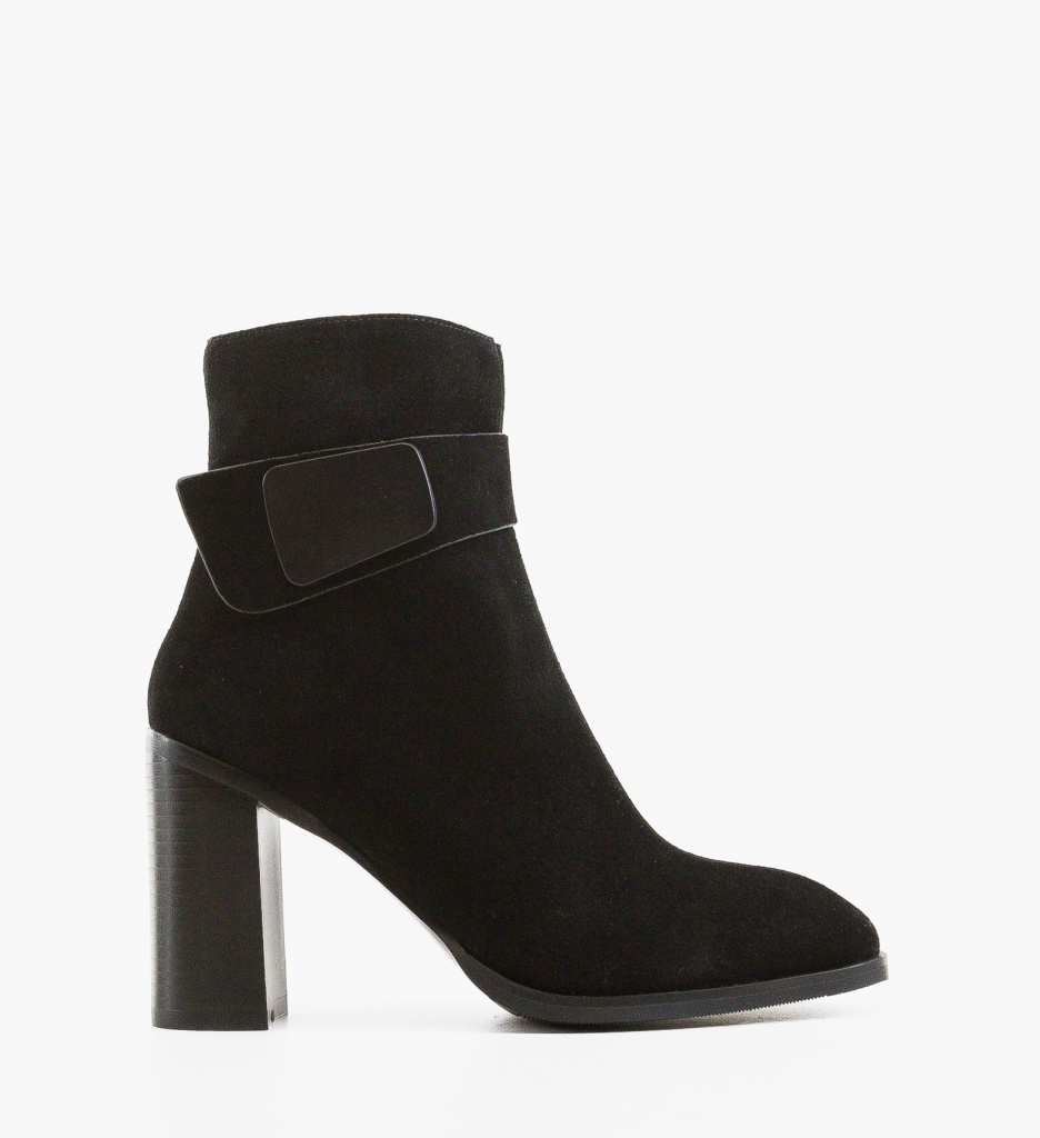 Botine Glaray Negre Depurtat - Eleganță și Confort - imagine 4