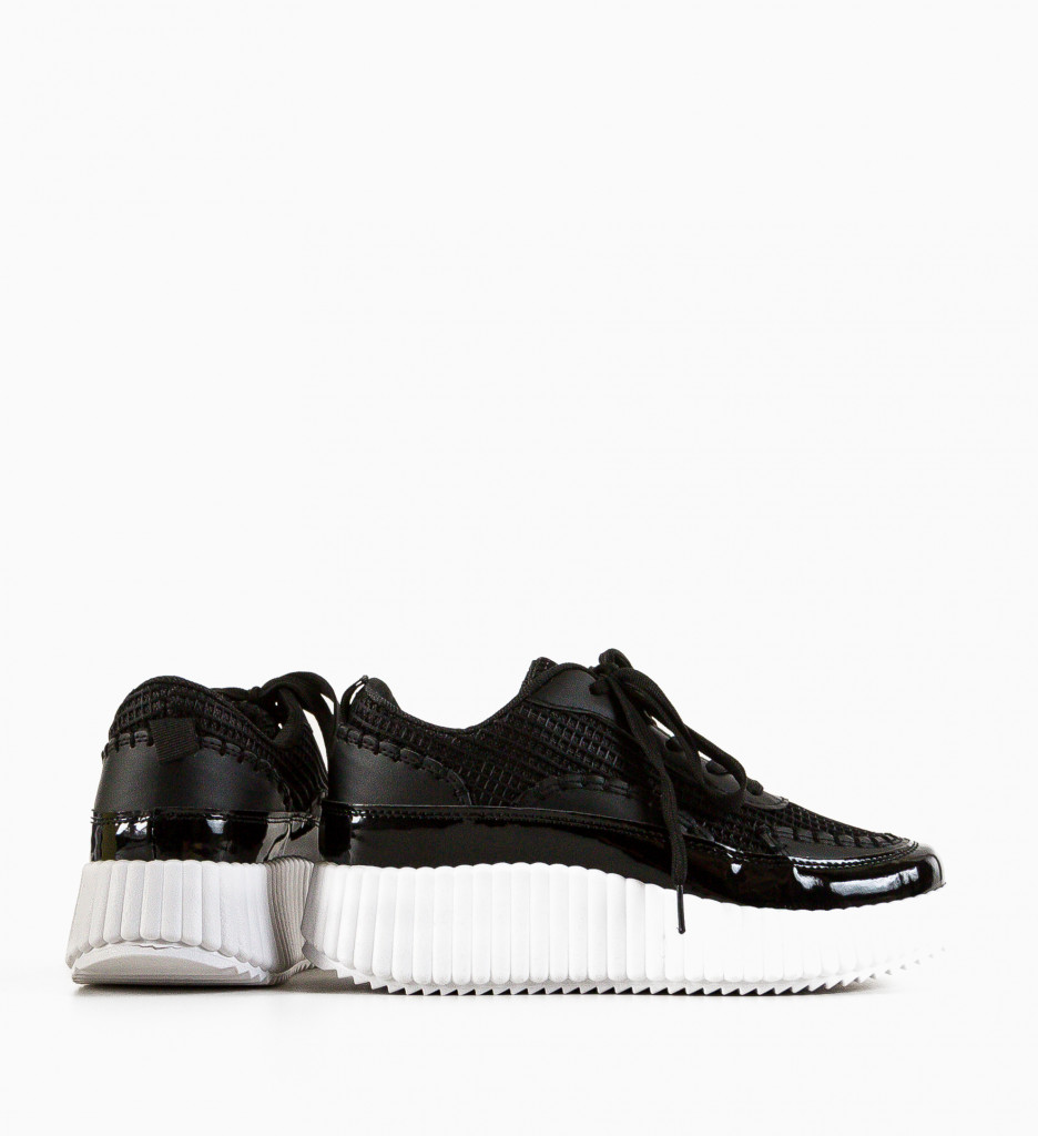 Pantofi Sport Duffy Stein Negri - Confort Superior - imagine 5