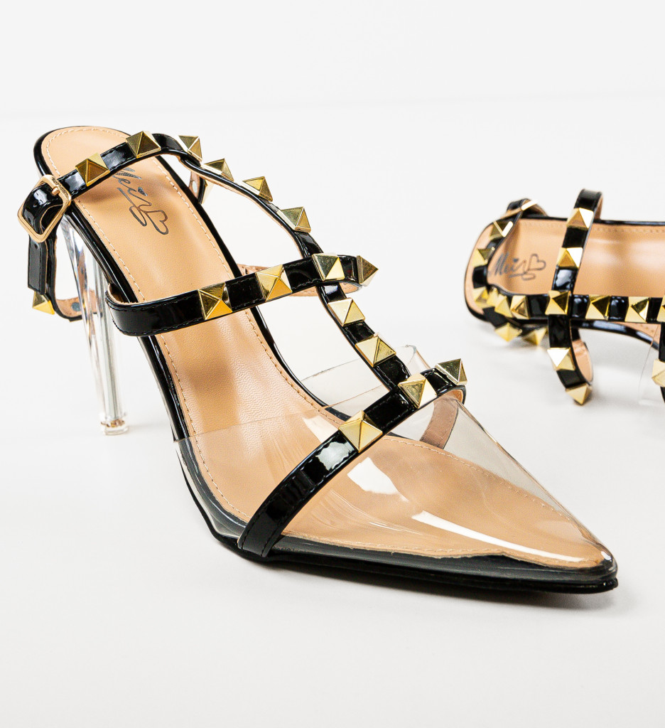Pantofi Toc Orleans Negri - Eleganță și Stil - imagine 7