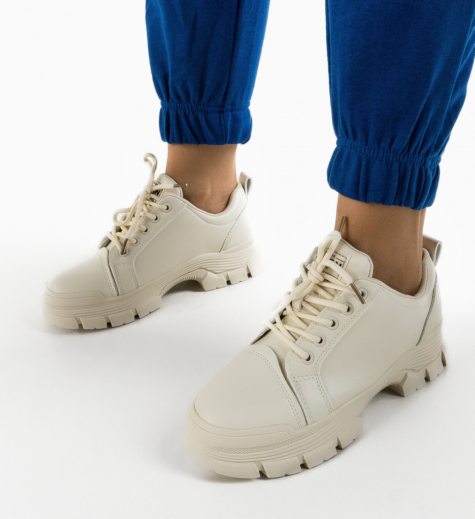 Pantofi Casual Tillie Bej - Confort Asigurat - imagine 2