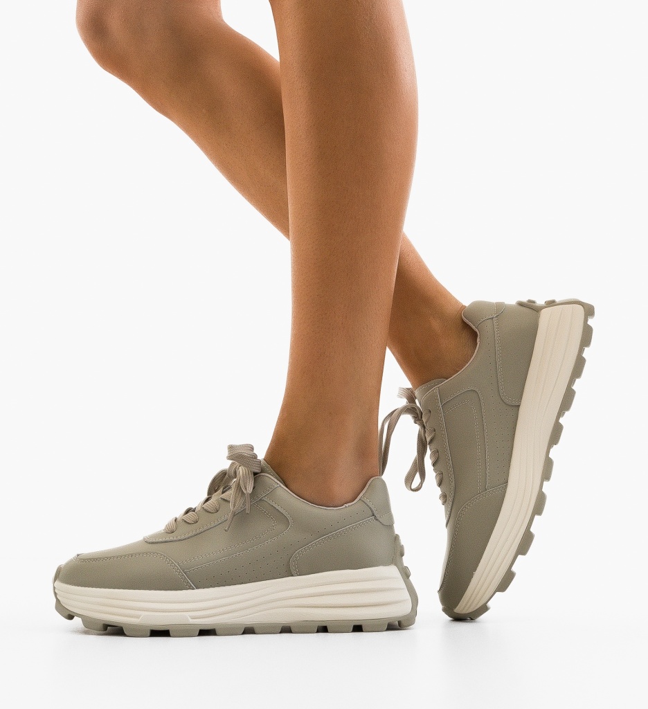 Sneakers Lelalo Gri 2 - Confort și Stil Sport - imagine 2