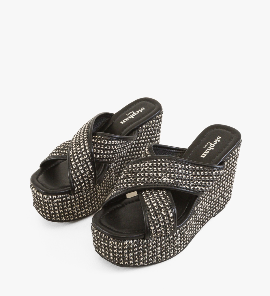 Sandale Platforma Moretti Negre | Stil si Confort - imagine 6