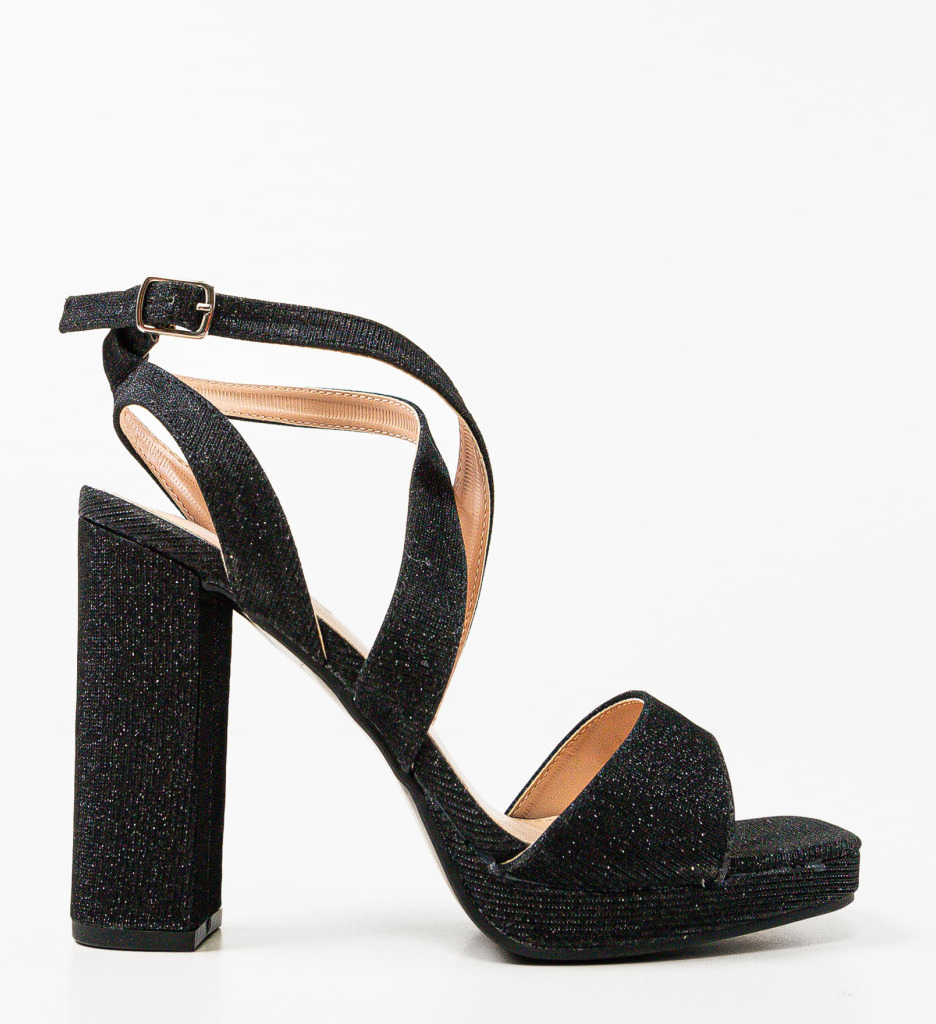 Sandale Florence Negre - Eleganță și Stil - imagine 2
