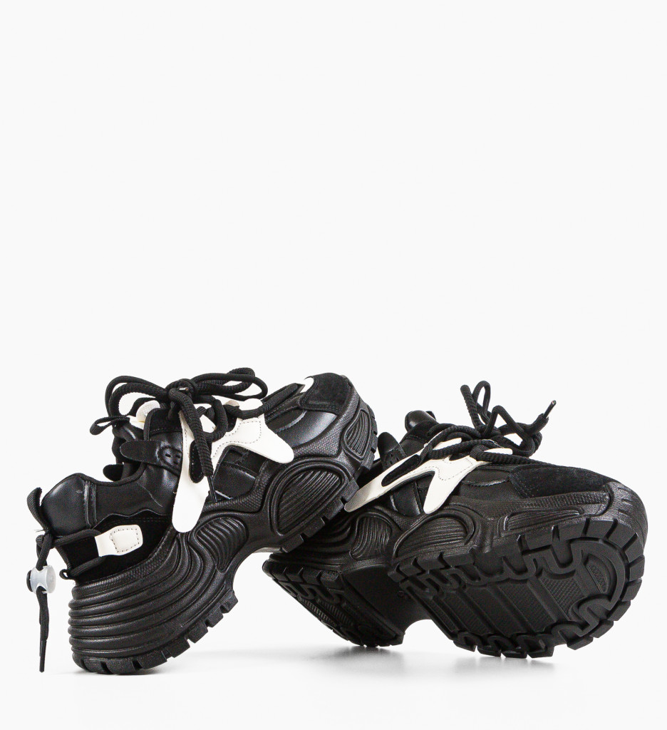 Sneakers Dama Gond Negri - Confort Urban - imagine 4
