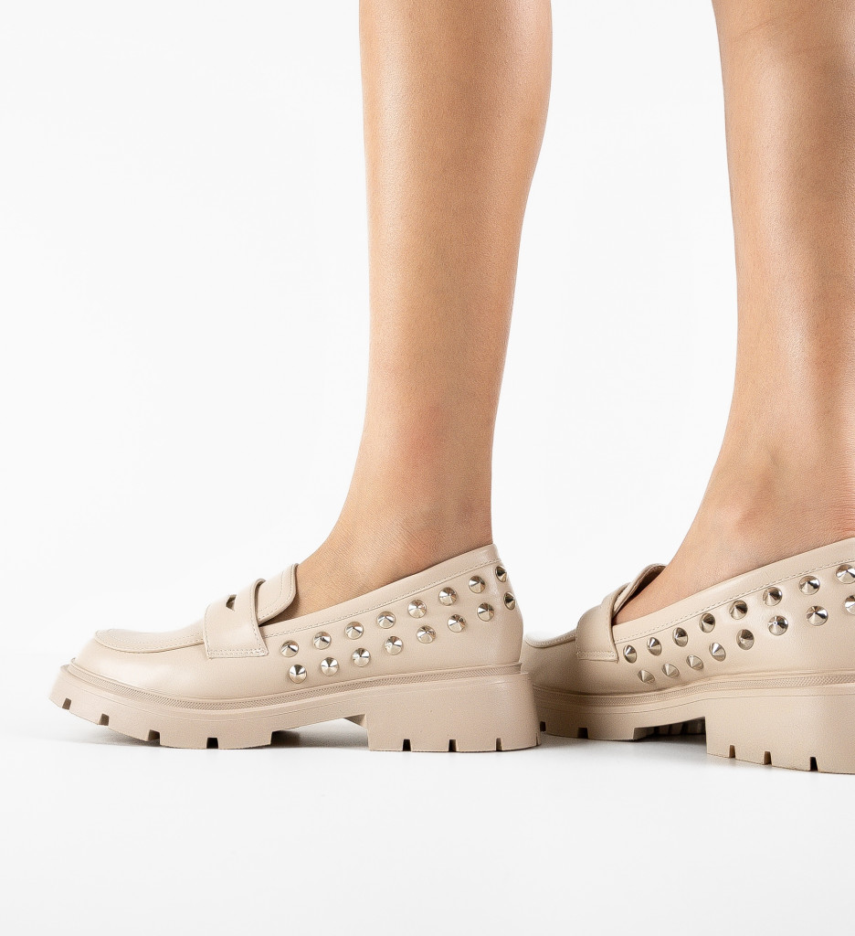 Pantofi Casual Bej - Confort și Stil Zilnic