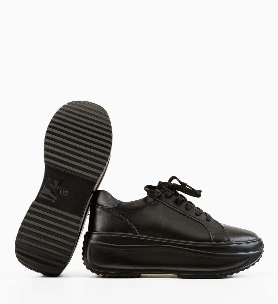 Pantofi Casual Yrna Negri - Confort și Stil Urban - imagine 7