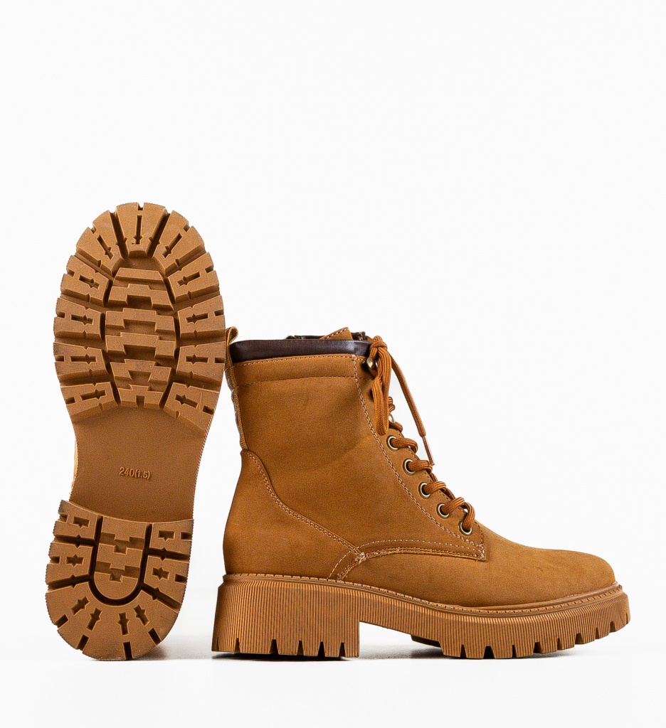 Ghete Dama Pablo Camel - Eleganță și Confort - imagine 6