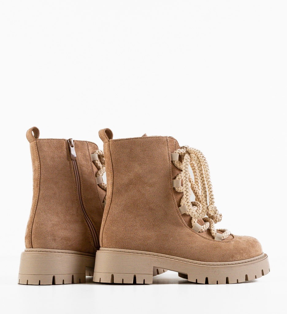 Ghete Dama Kartat Khaki - Confort & Stil - imagine 5