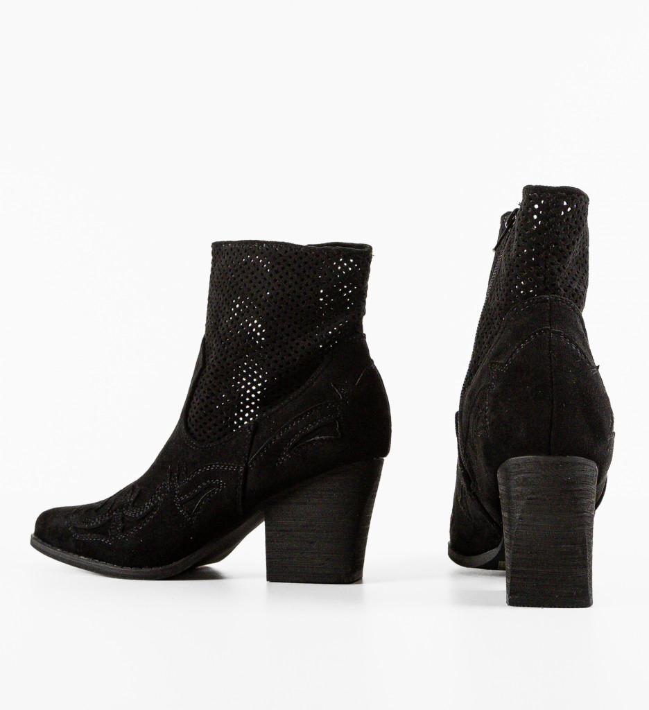 Botine Dama Unoqua Negre - Eleganță și Confort - imagine 6