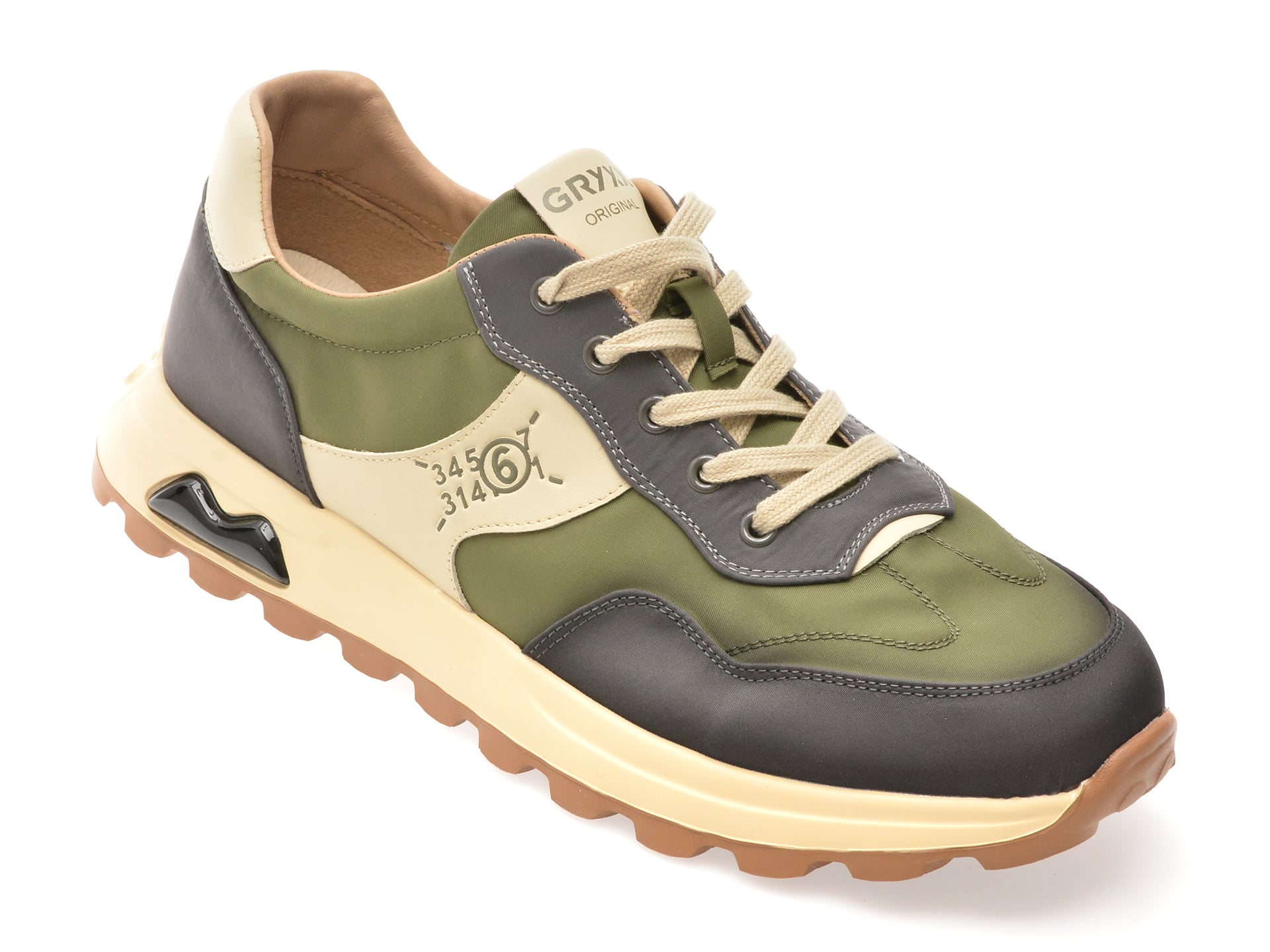 GRYXX Pantofi Sport Kaki Textil Confort