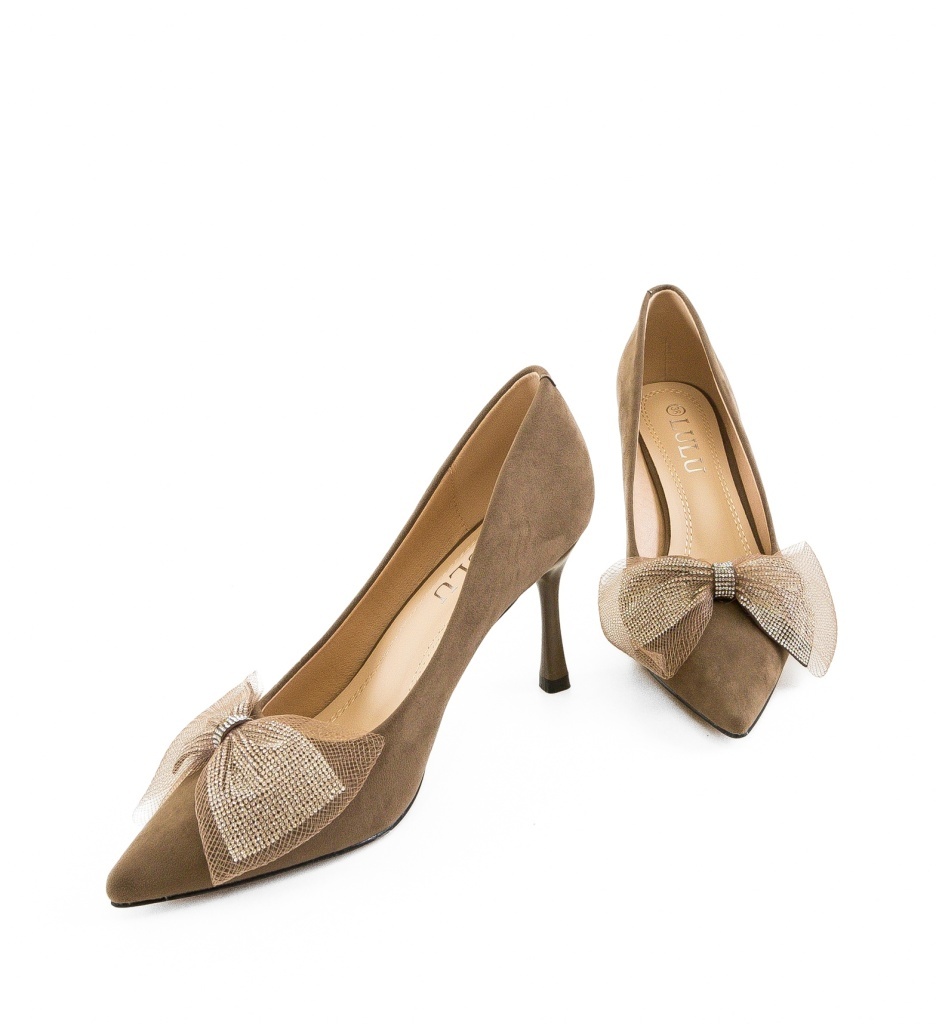 Pantofi Dama Rahela Khaki | Stil si Confort - imagine 3