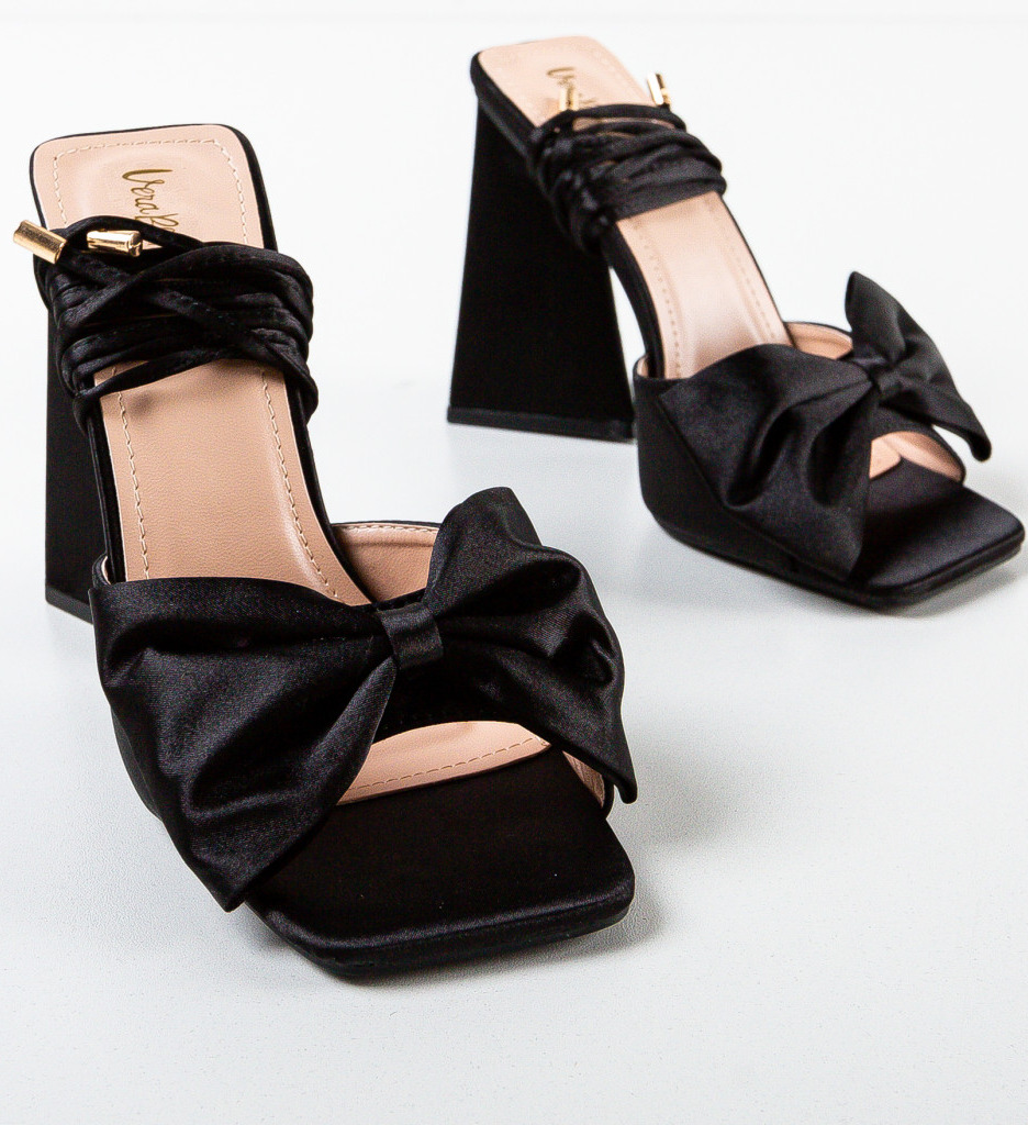 Sandale Humza Negre | Eleganță și Stil Urban - imagine 5