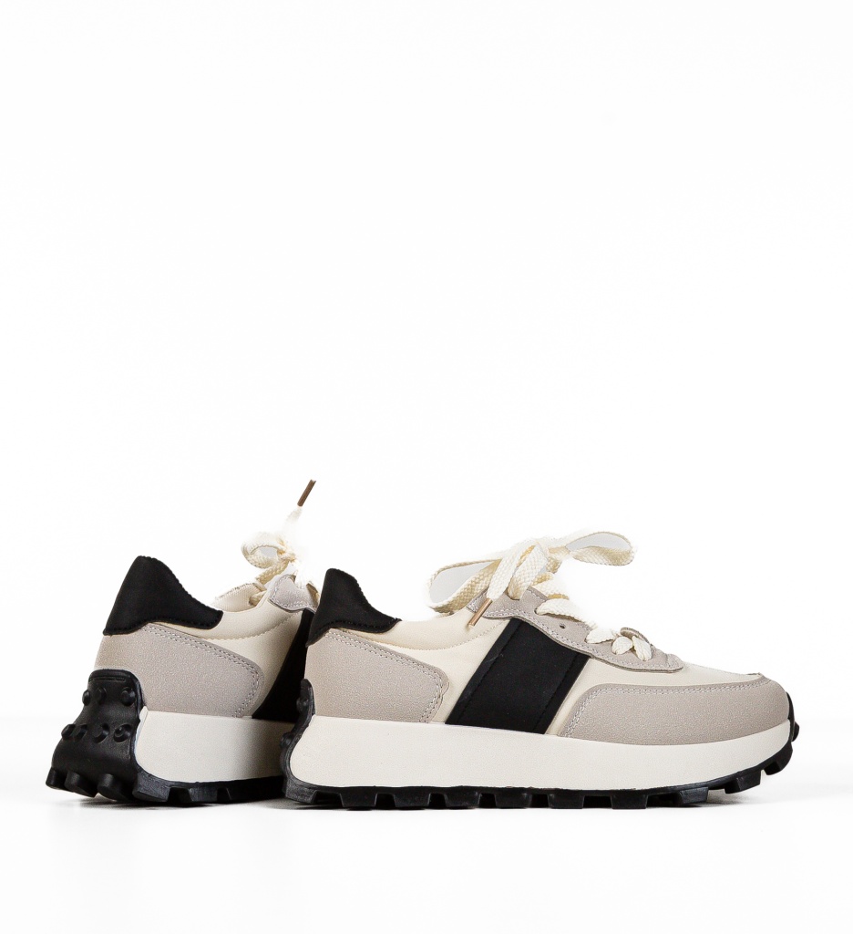 Sneakers Dama Feytong Gri | Confort și Stil - imagine 3