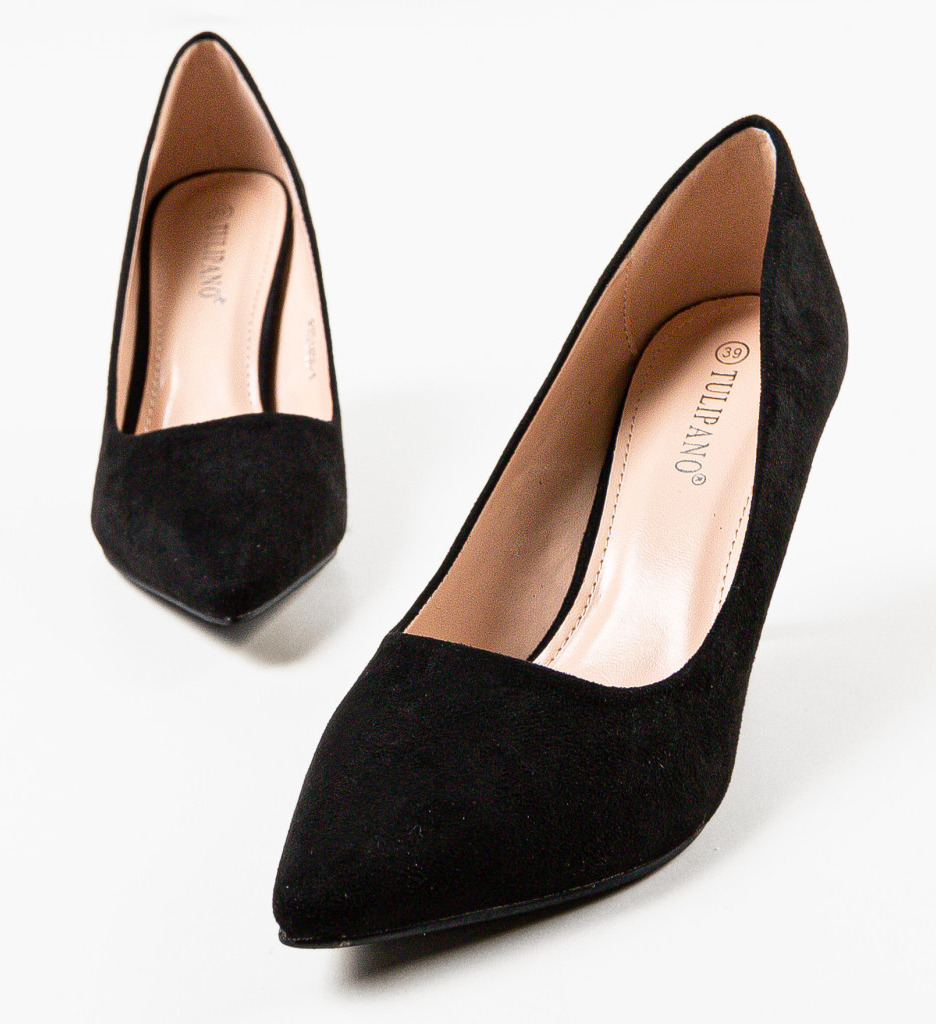 Pantofi Marsh Negri | Eleganță cu Toc - imagine 6