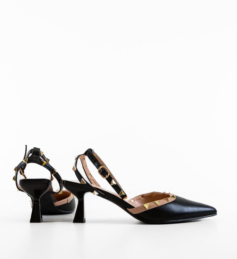 Pantofi dama Uabare Negri eleganți - imagine 3