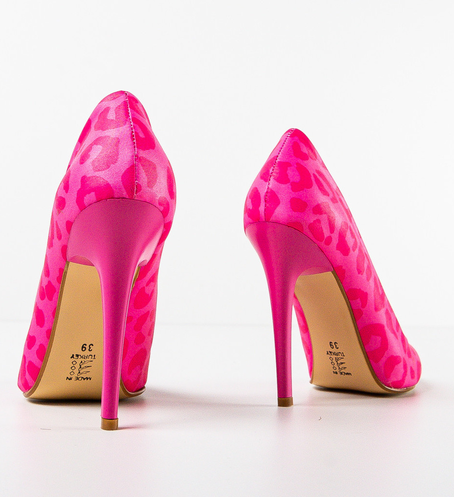 Pantofi dama Ojal Fuchsia eleganți - imagine 7